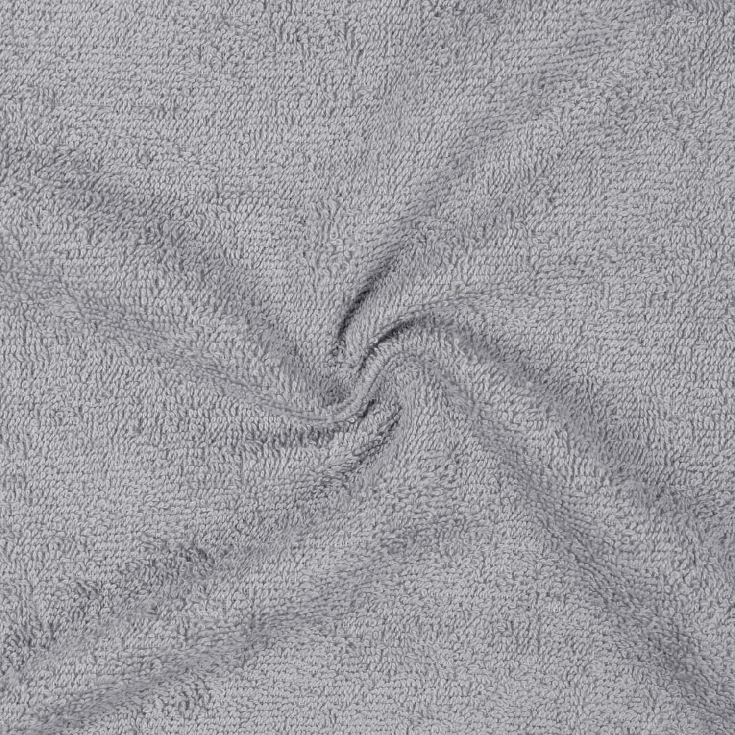 Detalle de Amazon Basics 12-Pack Face Towel Set, 30 x 30 cm, 100% Cotton, Grey