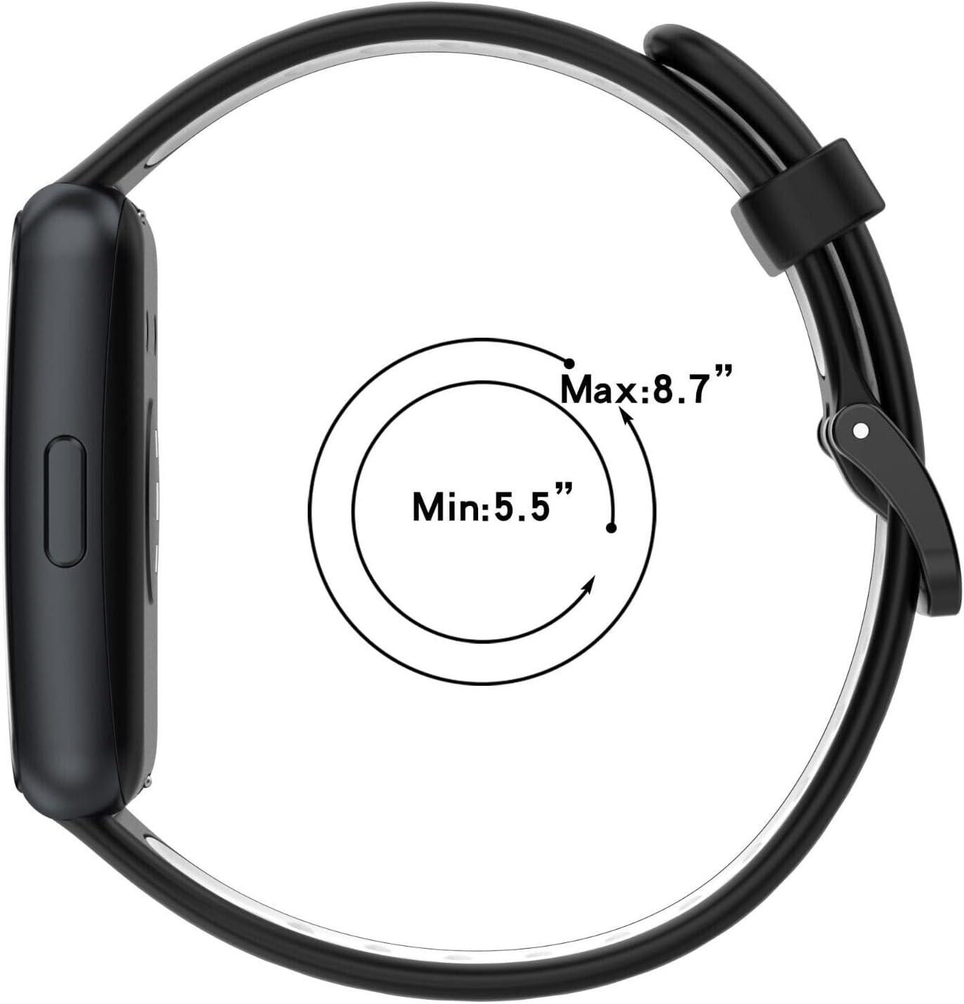 Thumbnail 5 de Panda Bobo LEA-B19 silicone replacement strap for Huawei Band 7