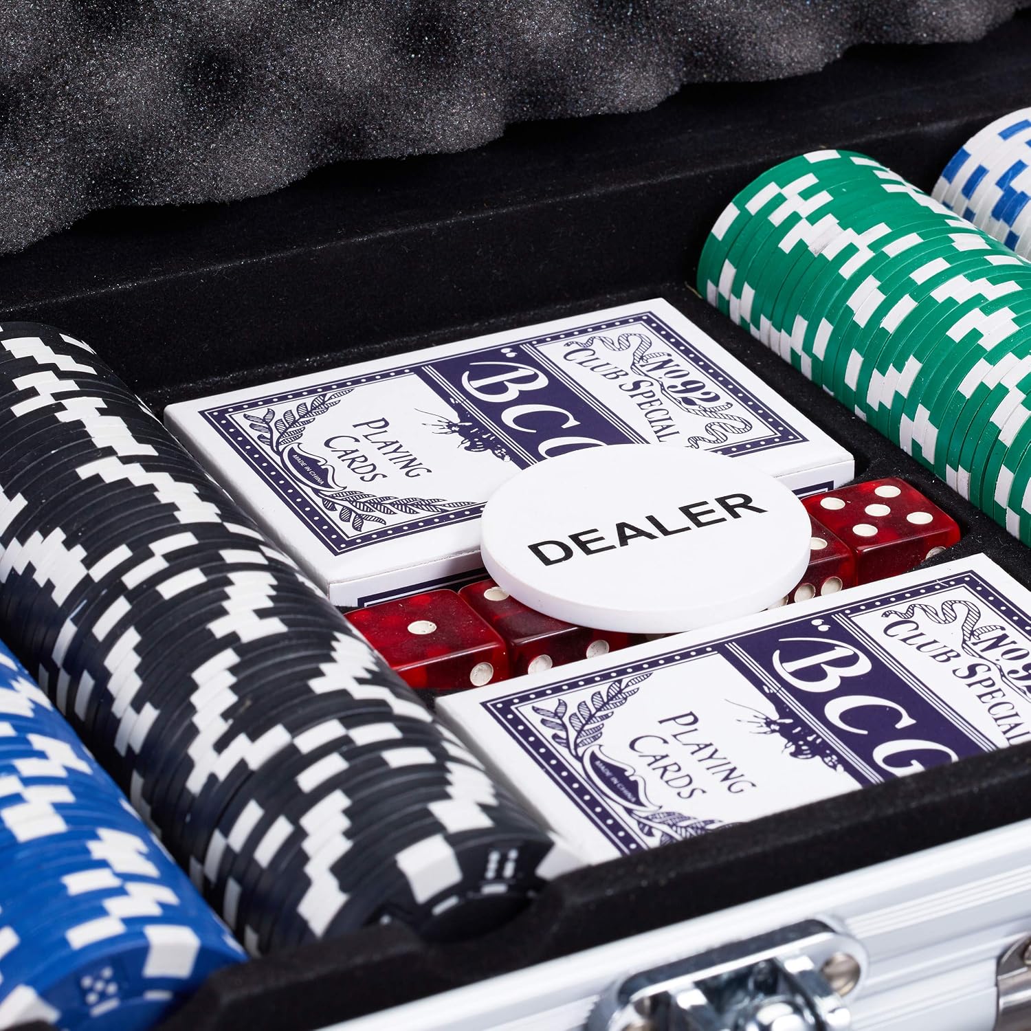 Thumbnail 6 de Relaxdays Coffret de poker 300 jetons et accessoires