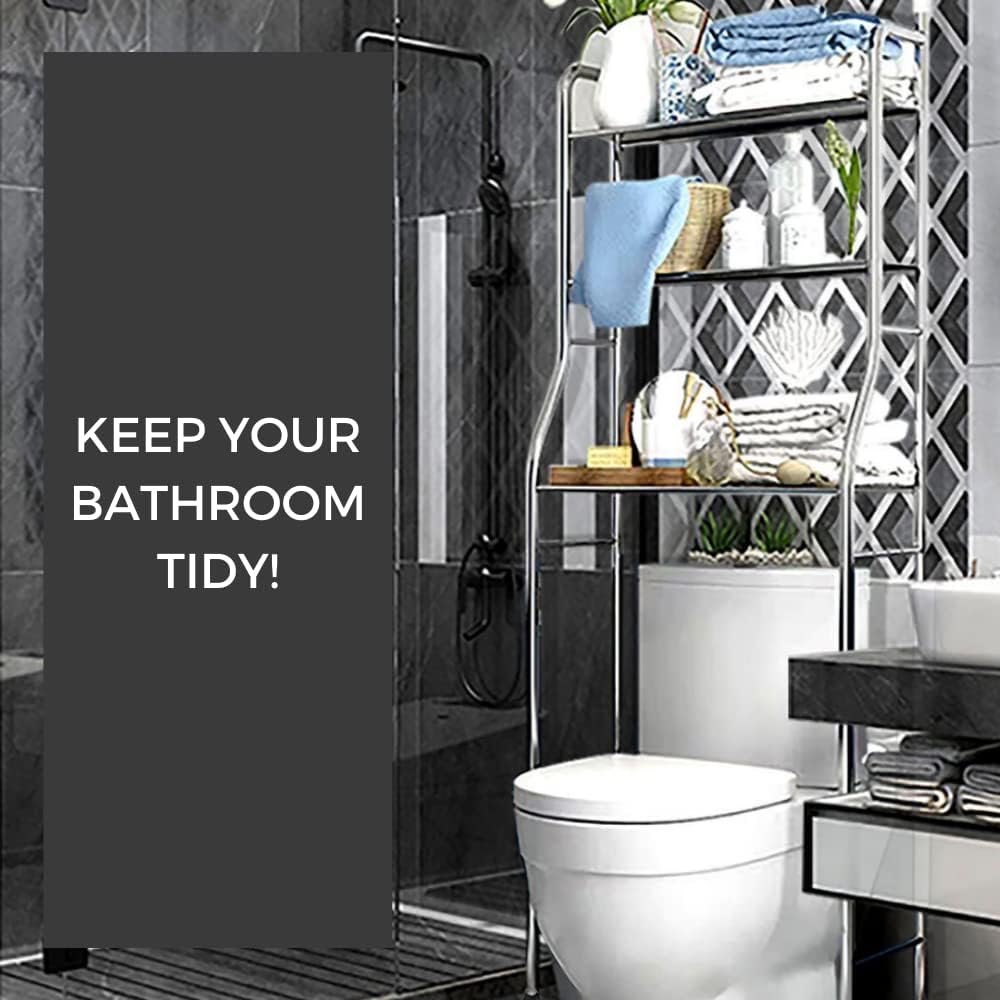 Detalle de MAGIC SELECT E5491 badkamerrek voor boven het toilet met 3 niveaus