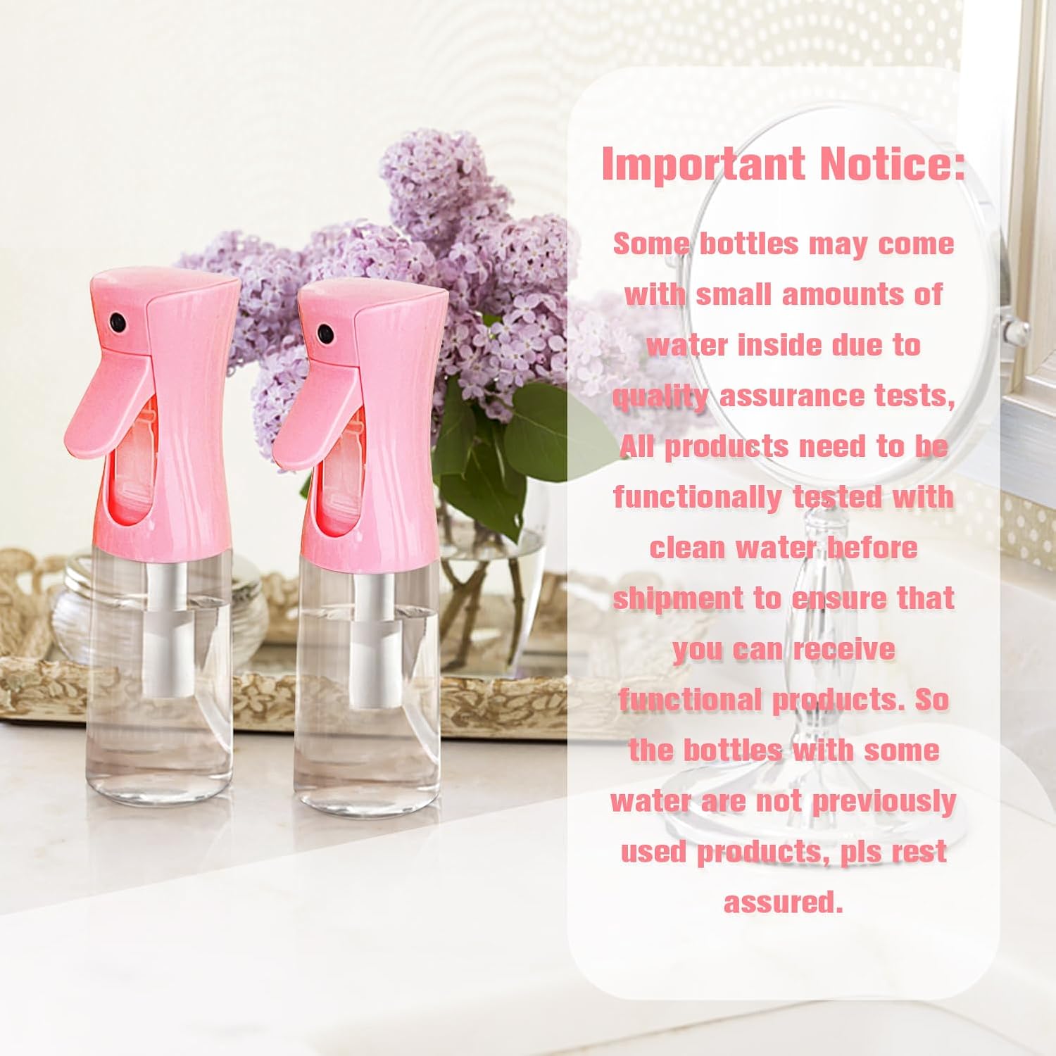 Detalle de Bottiglia Spray a Nebbia Fine 200 ml in PET (senza BPA) per capelli, pelle, piante e animali