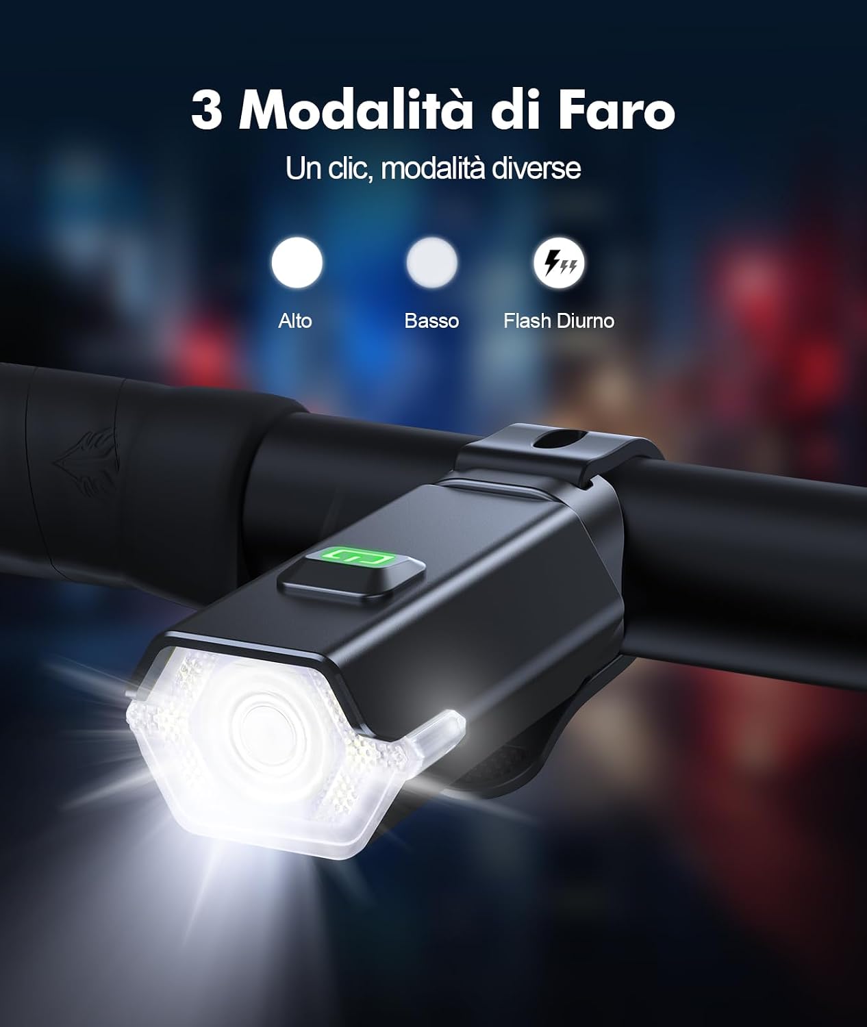 Thumbnail 3 de CIRYCASE Luci Bicicletta LED 360°