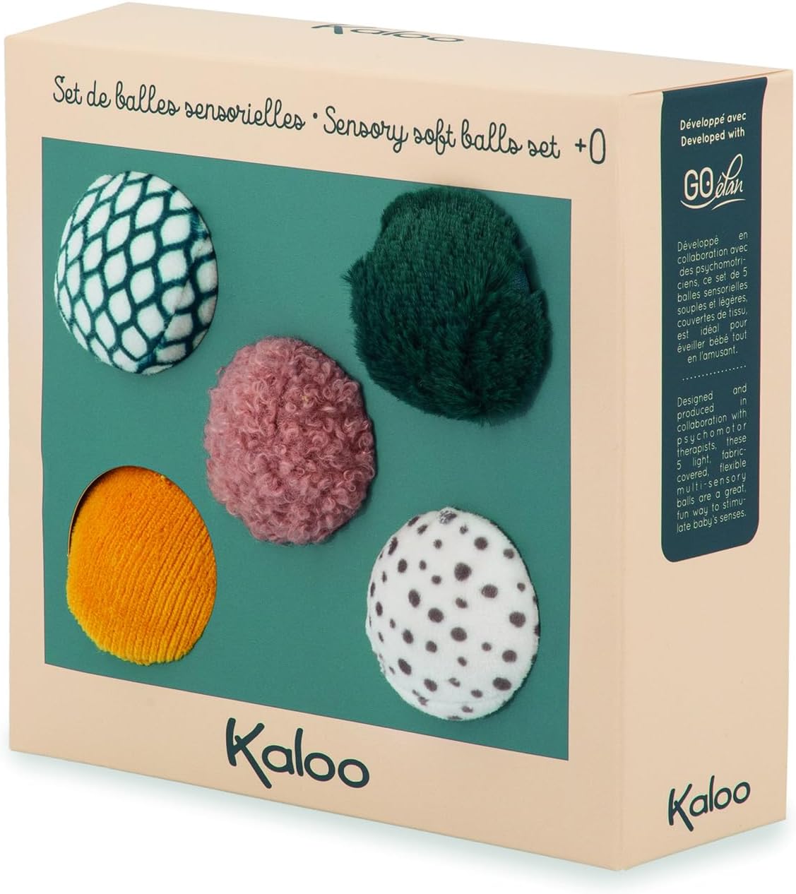 Detalle 2 de KALOO Stimuli Mi Juego de 5 Bolas Sensoriales 5 cm