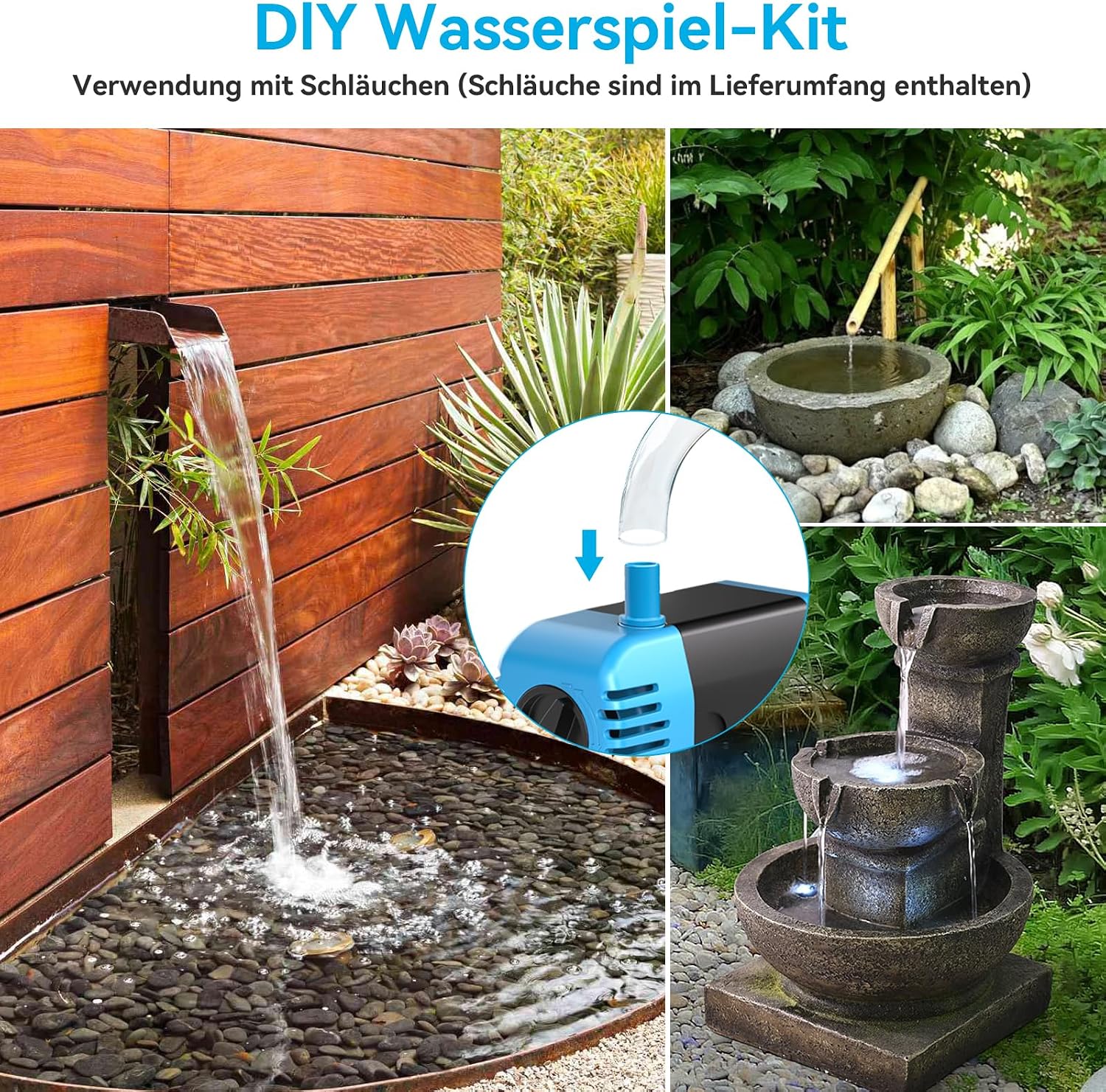 Thumbnail 6 de Solar Springbrunnen 12W mit 600 l/h