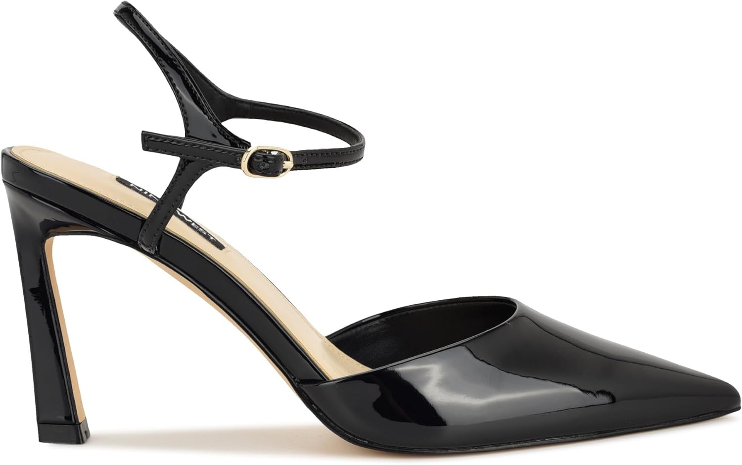 Detalle 2 de Nine West women’s Dres dress pumps with pointy toe and buckle closure