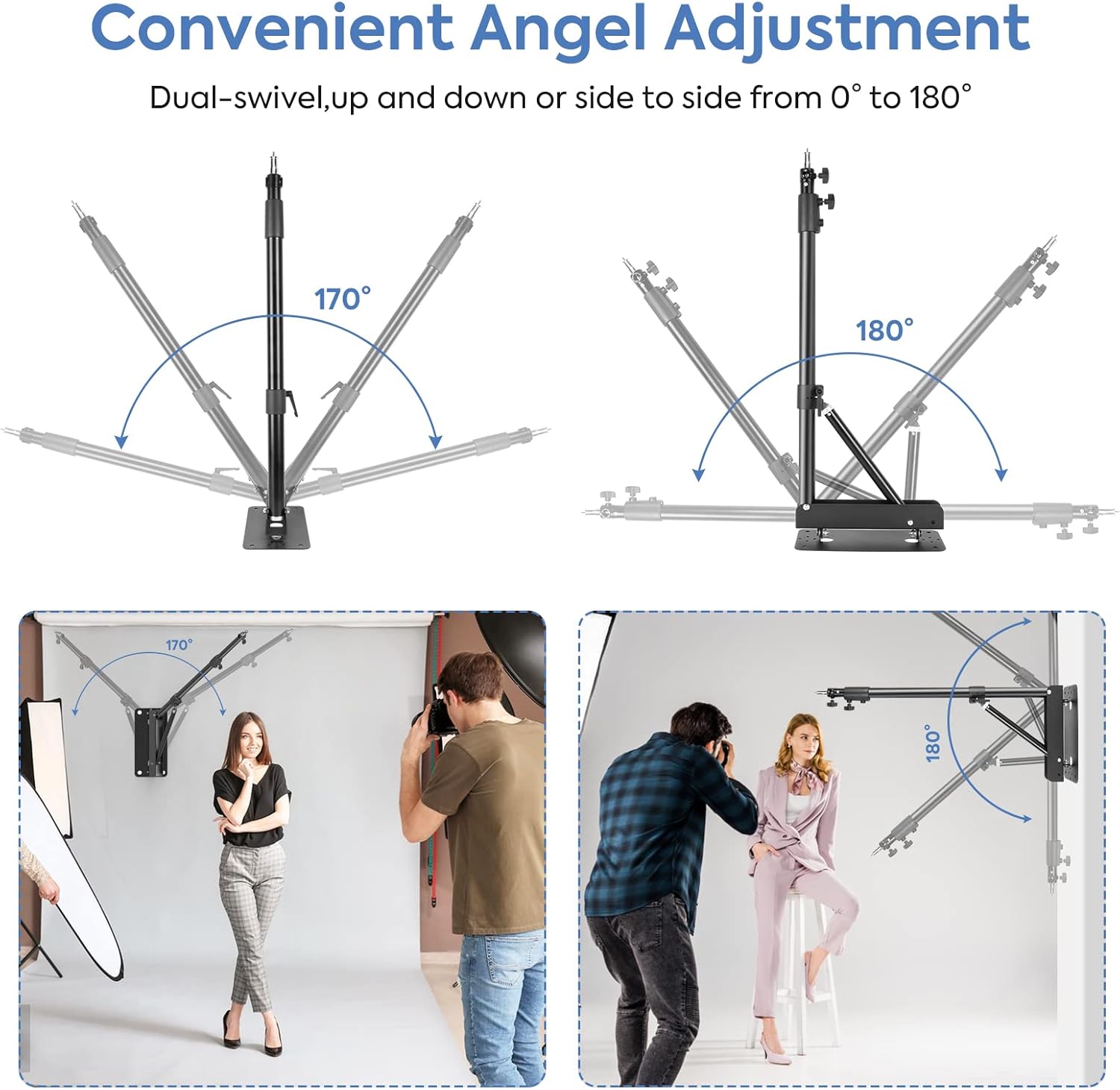 Thumbnail 4 de Heorryn Wandmontage Ausleger Boom Arm 76–133 cm