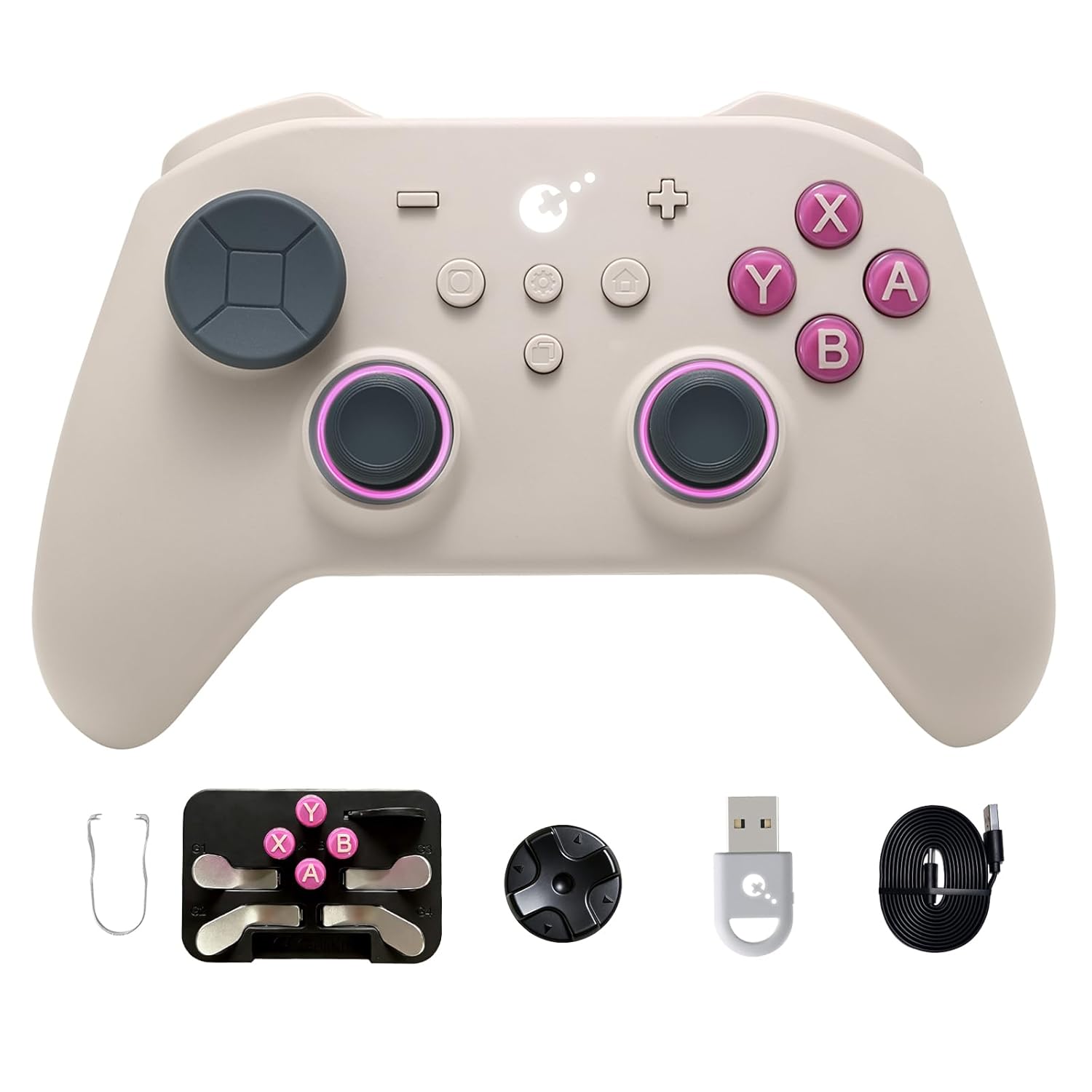 Detalle de GuliKit TT Pro Wireless Controller – Vielseitiger Hybrid-Controller mit Bluetooth, Hyperlink Adapter und Anti-Drift Joysticks