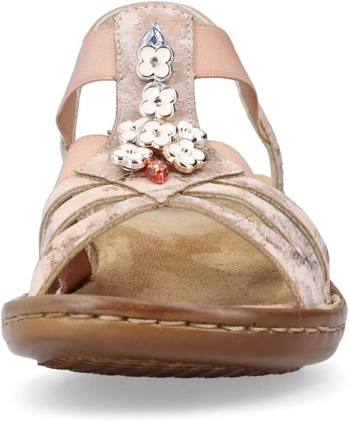 Thumbnail 6 de Rieker Damen Dipinto Geschlossene Sandalen – Schlankes Profil, Keilabsatz 3,5 cm