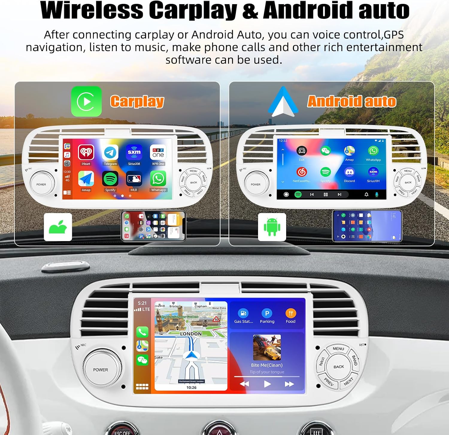Thumbnail 4 de SIXWIN 2+64G Android 13 Autoradio 7" HD