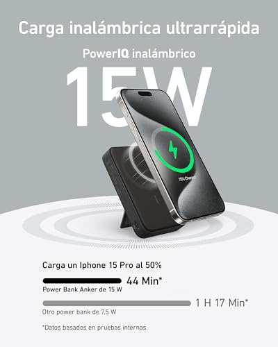 Thumbnail 2 de Anker MagGo Power Bank 15W ⚡ con Pantalla y USB-C