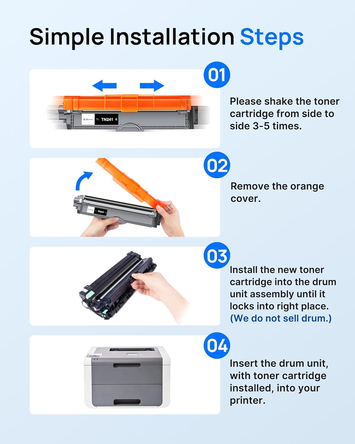 Thumbnail 5 de GPC Image TN-241 Black Toner Cartridges 2-Pack