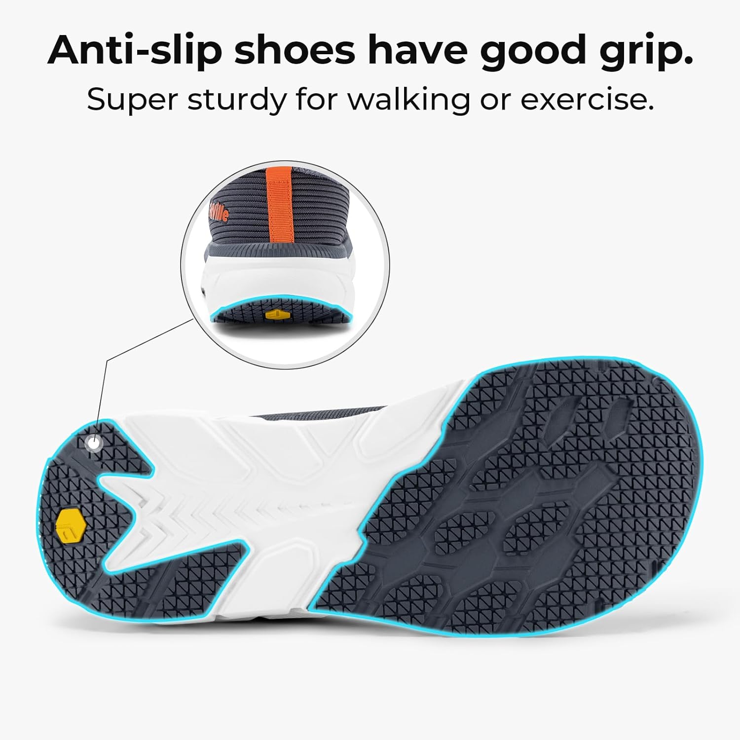 Thumbnail 4 de FitVille Extra Weite Laufschuhe Herren – Atmungsaktiv, gepolstert und vielseitig einsetzbar
