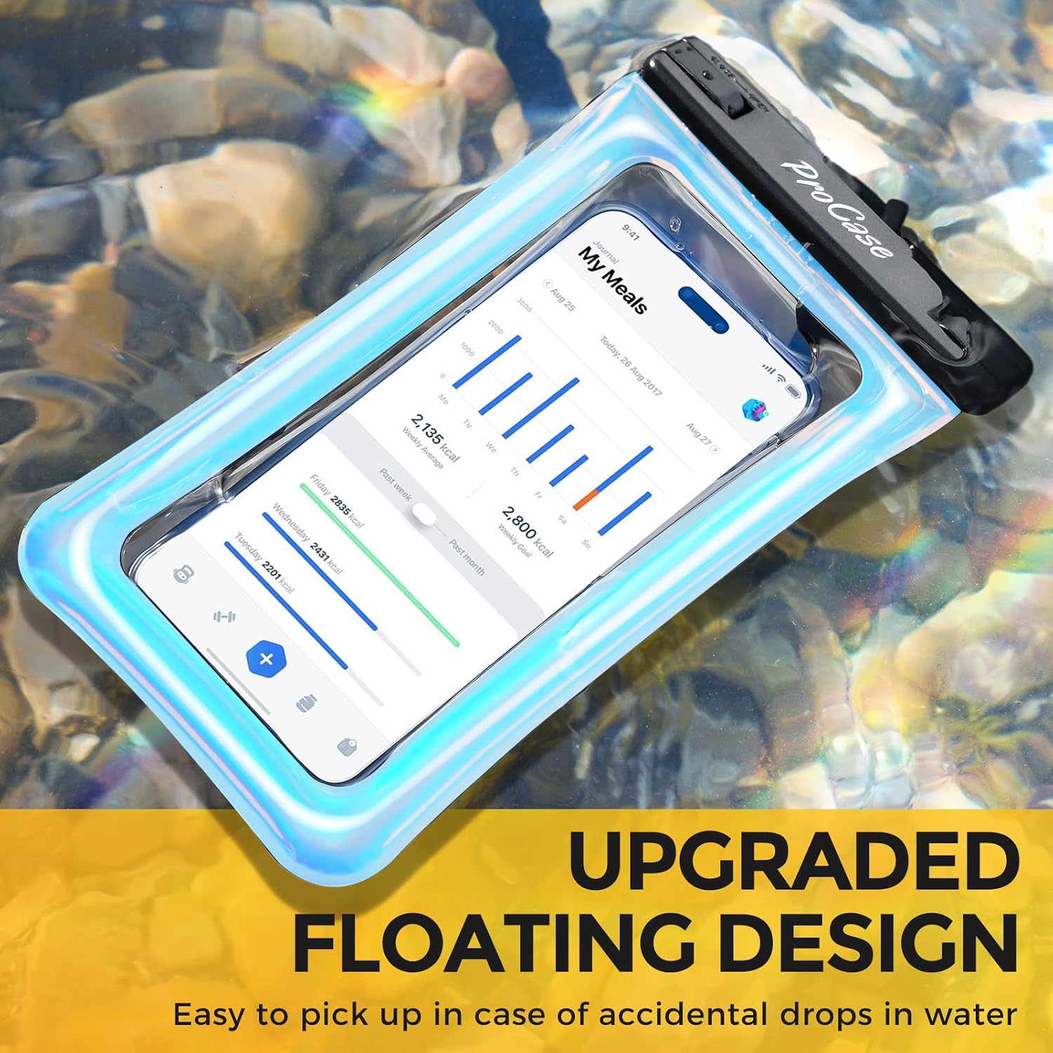 Detalle 2 de ProCase Floating Waterproof Phone Pouch 7"