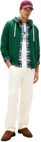 Detalle 2 de Tommy Hilfiger Essential Fleece Zip Through M, verde