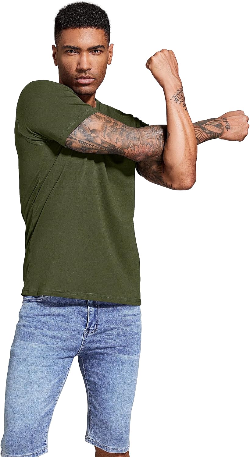 Thumbnail 1 de Boyzn Herren 3- oder 4er Pack Baumwolle T-Shirts – Kurzarm/Langarm, Rundhals, Gym & Freizeit