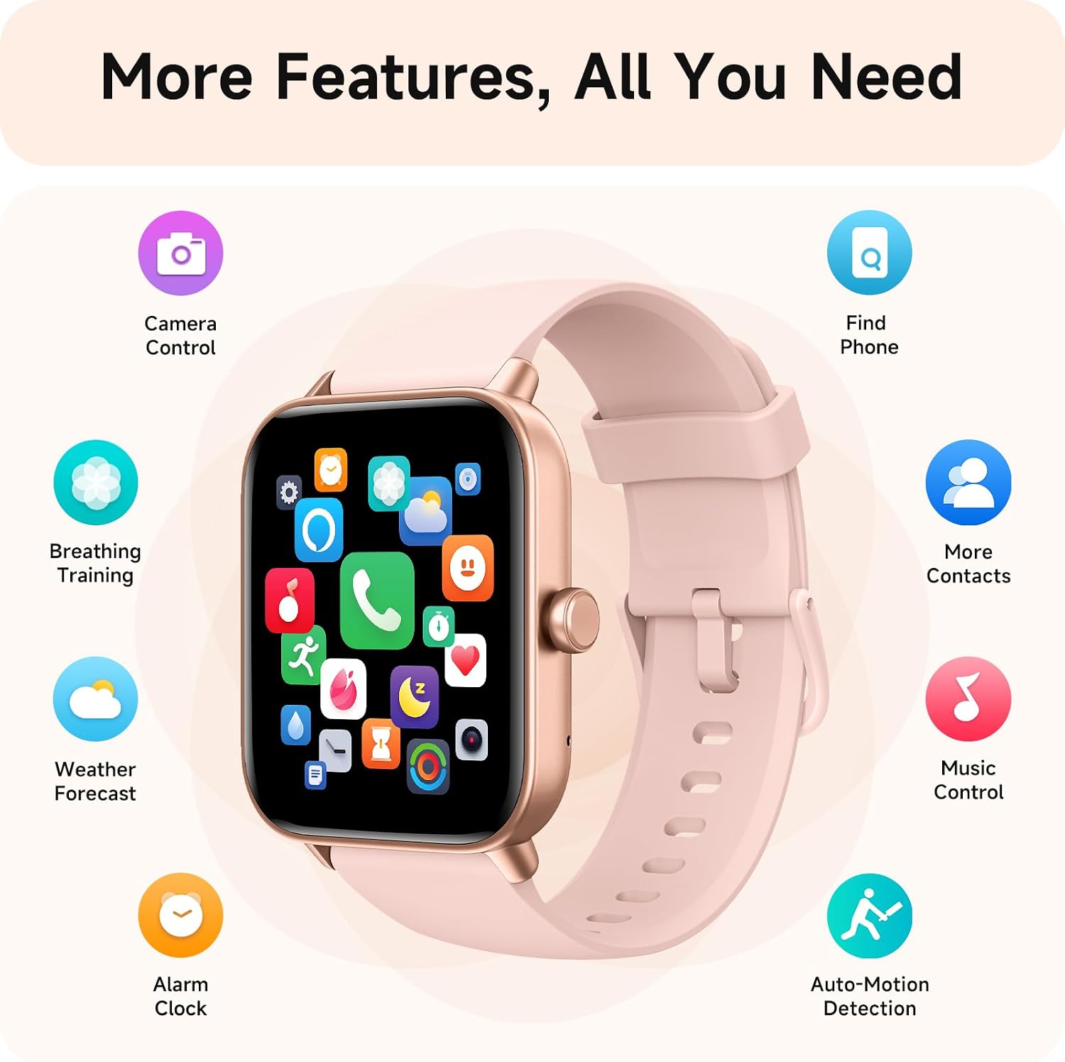 Thumbnail 6 de aeac 1.8 inch Alexa smartwatch for women