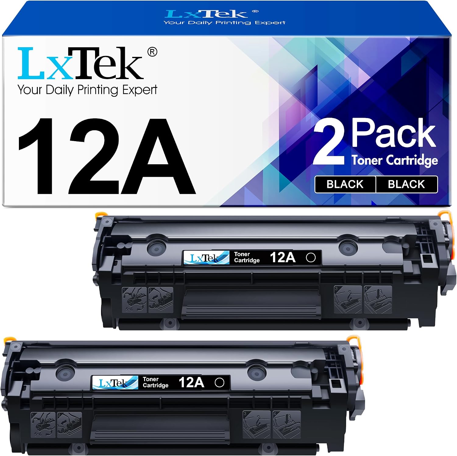 Detalle de LxTek 12A toner cartridge