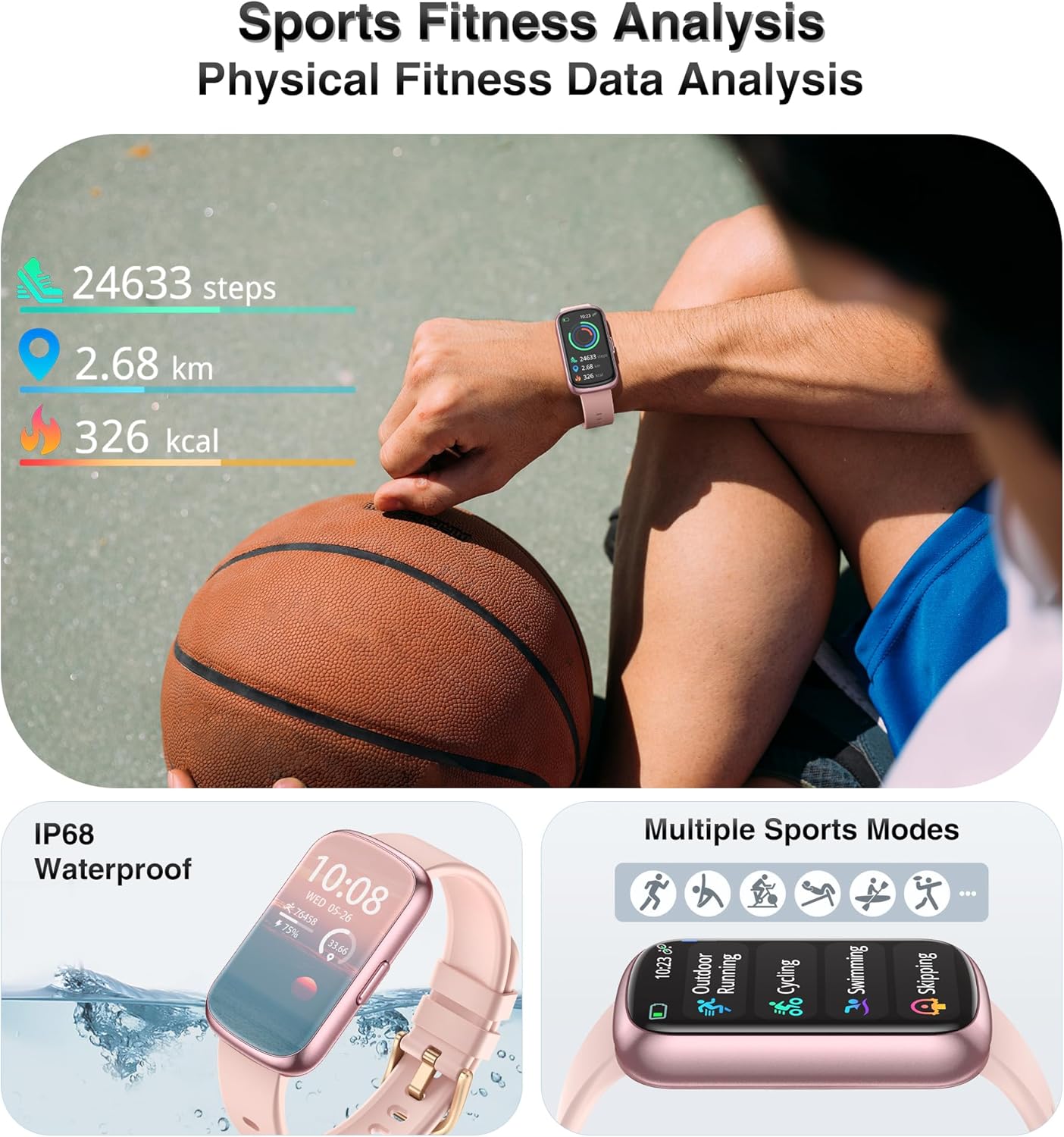 Thumbnail 3 de Fitness Tracker D26E: All‑Round Health & Activity Smartwatch for Android & iPhone