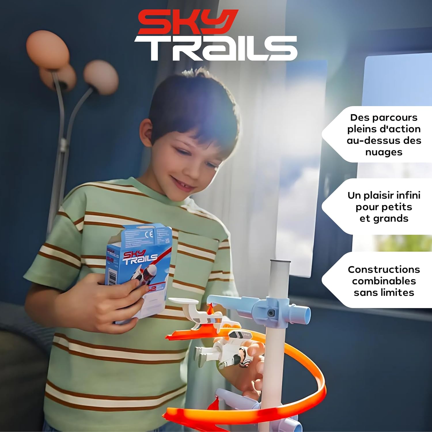 Thumbnail 2 de Sky Trails | Sky Rider - Kit de Construction et Action pour aventures Sky Trails