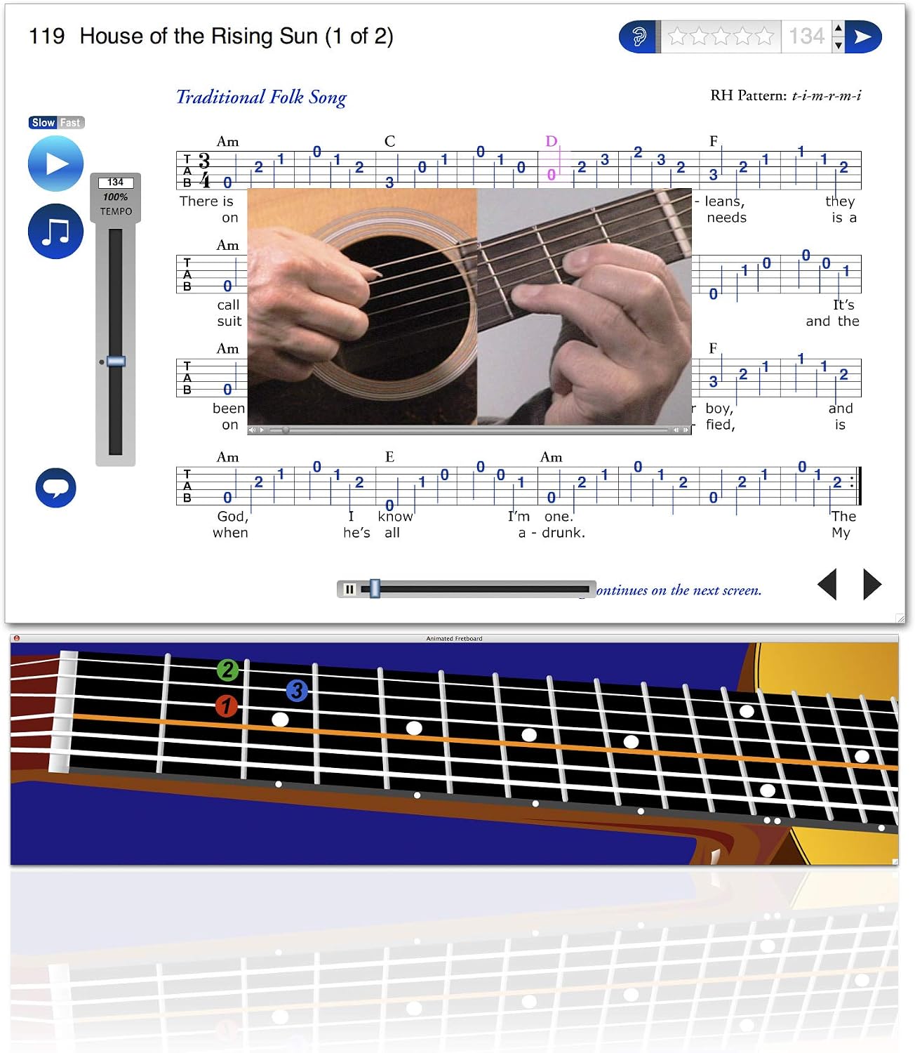 Thumbnail 1 de eMedia Guitar Method v6 [PC Download] — Learn at Home