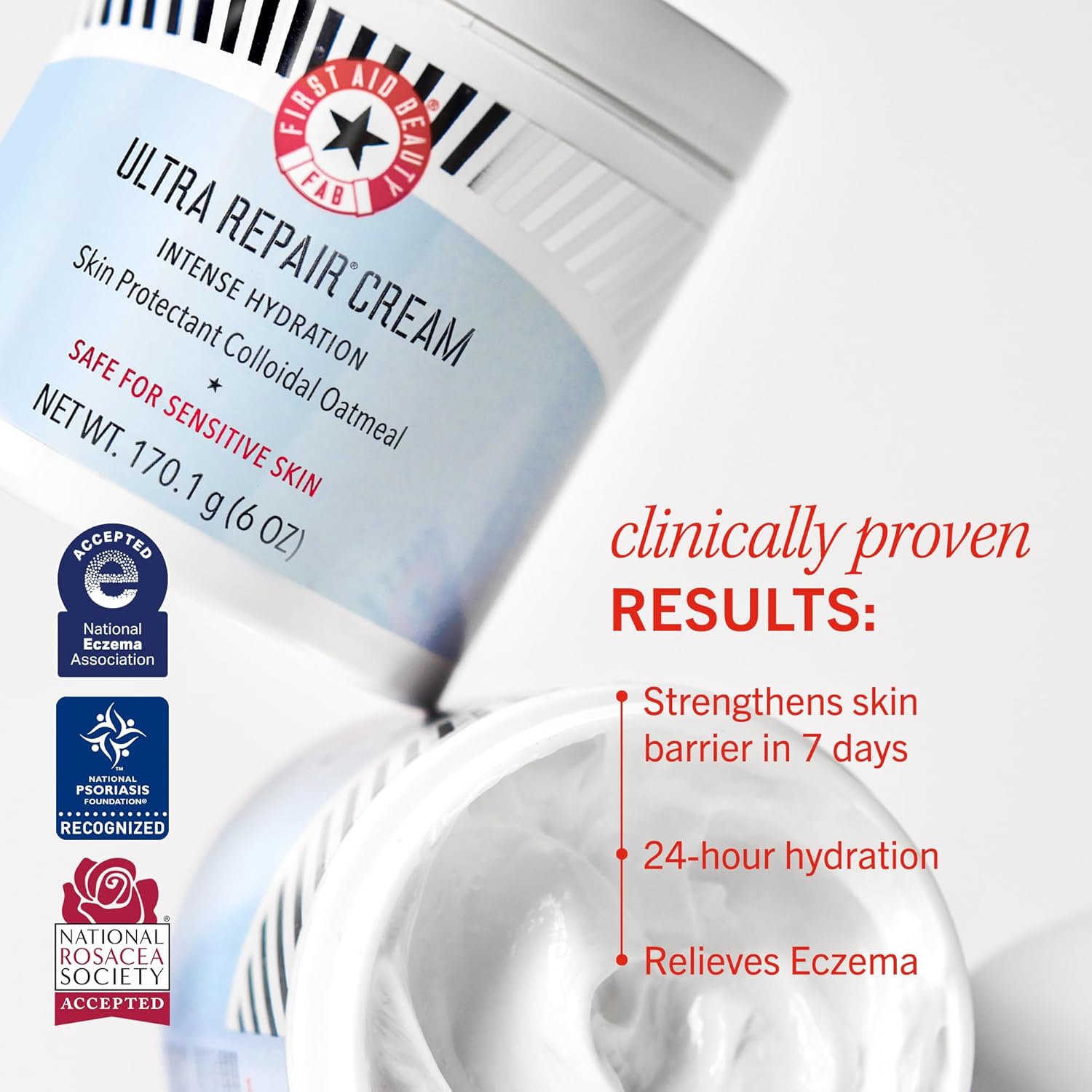 Thumbnail 3 de First Aid Beauty Ultra Repair Cream – Whipped Face & Body Moisturizer with Colloidal Oatmeal