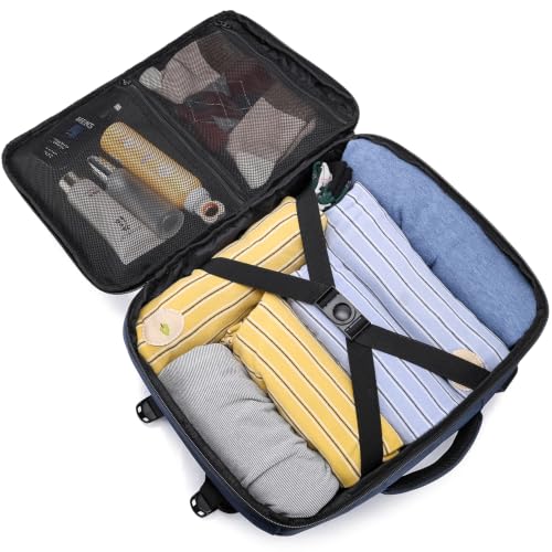Detalle de WENIG Rucksack 40x30x20 cm – Handgepäck-Rucksack für Frauen, 20 l, Blau