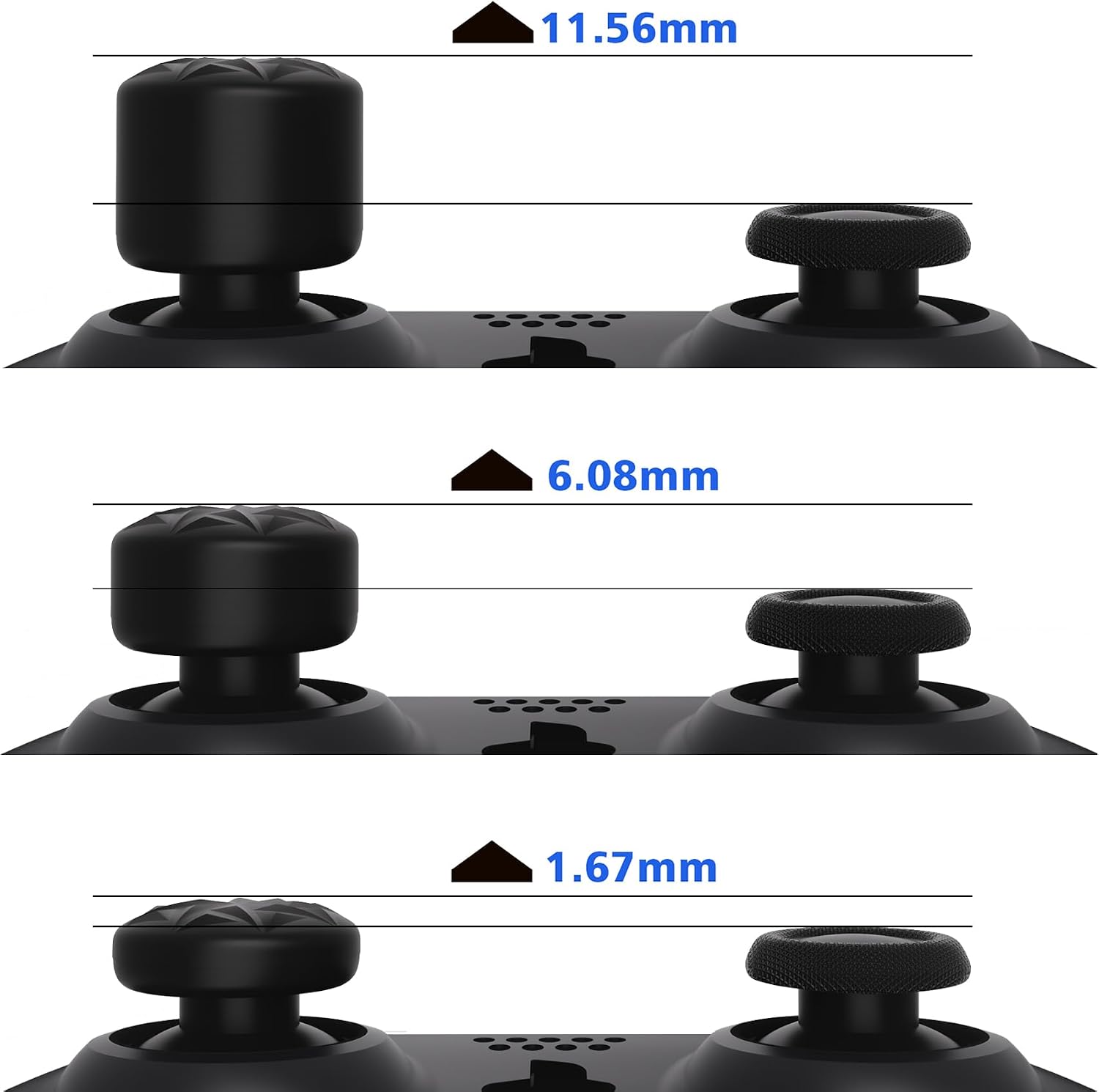 Thumbnail 4 de PlayVital Thumbstick Grips 10‑pack