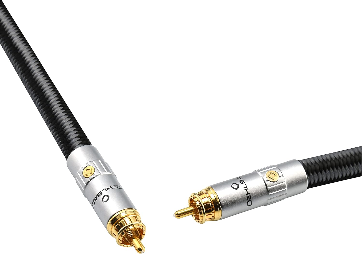 Detalle 1 de Oehlbach XXL Sub Xtreme 220 – kabel subwooferowy RCA 2,20 m, HPOCC