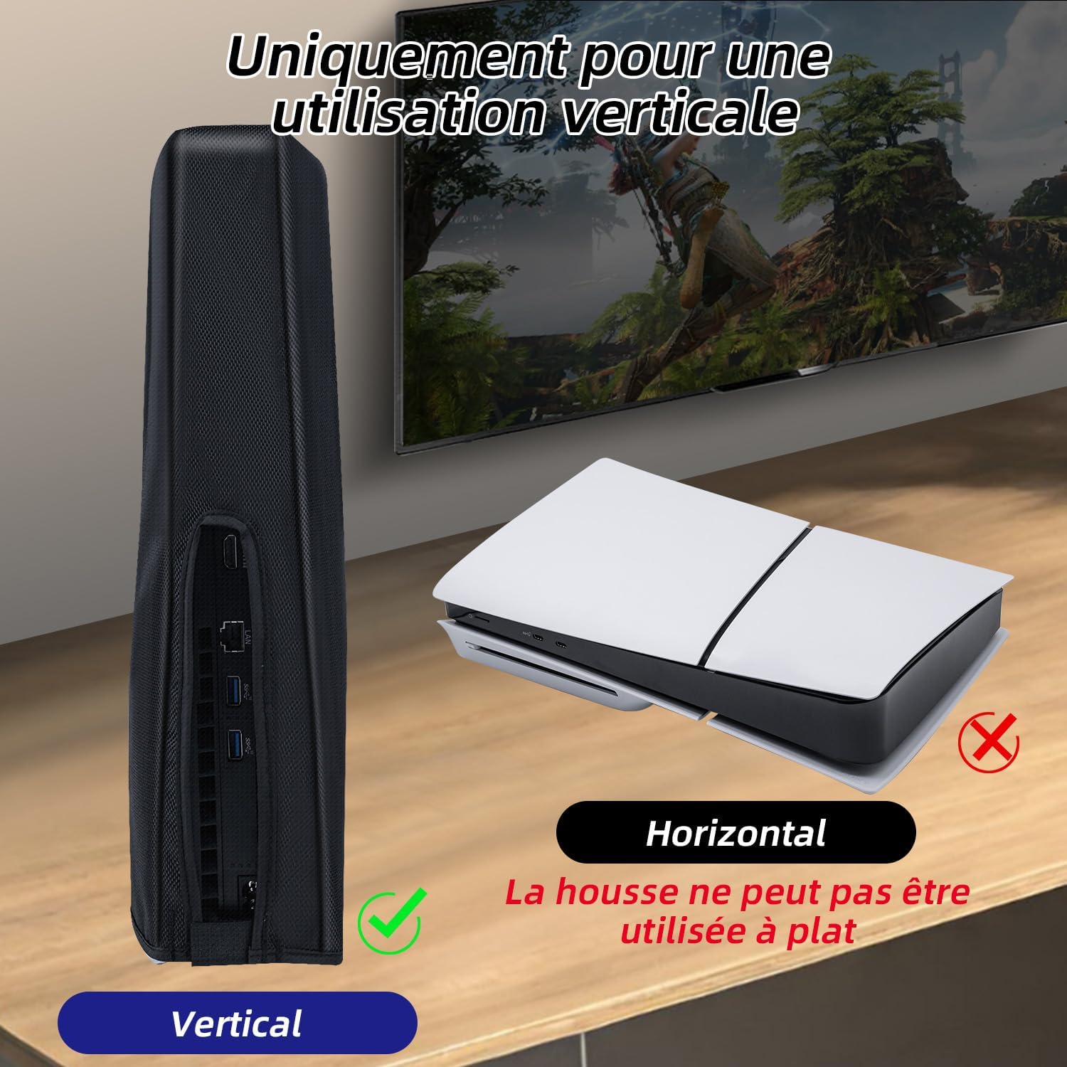 Thumbnail 3 de Wigearss Housse PS5 Slim anti-poussière