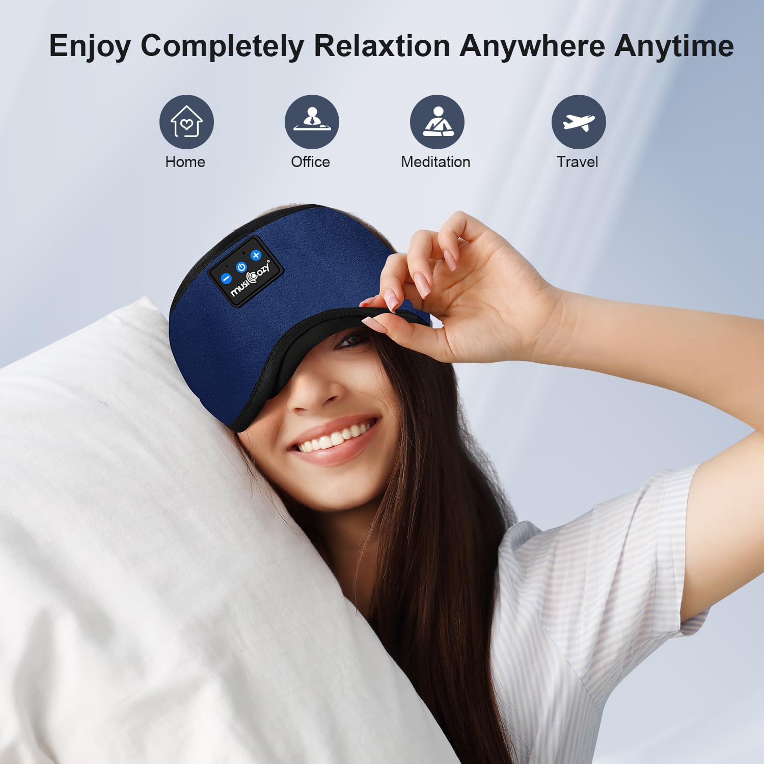 Thumbnail 6 de MUSICOZY Sleep Mask Headphones with 16 hrs