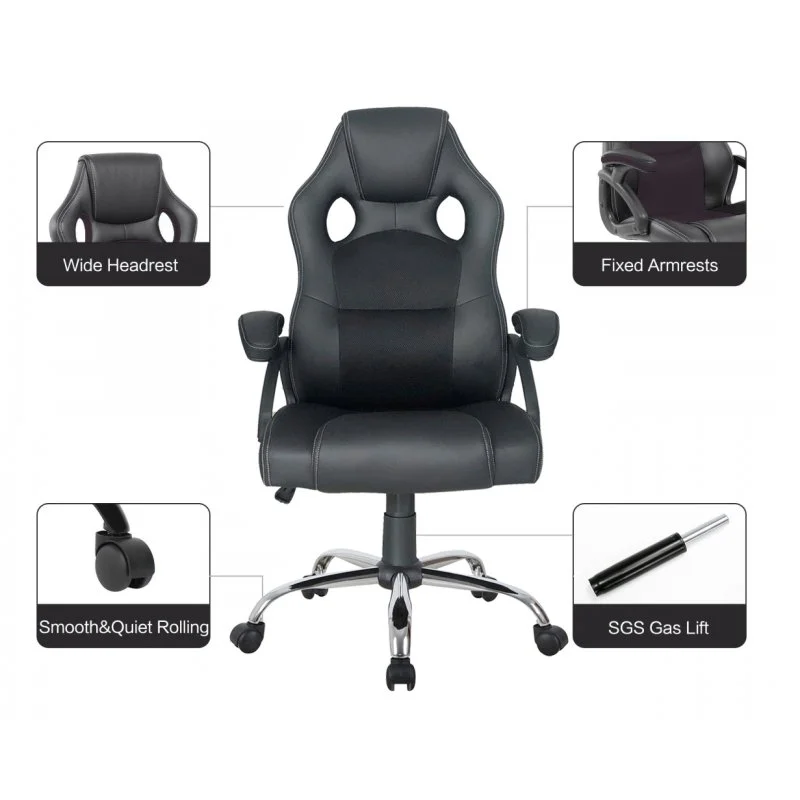 Thumbnail 1 de Equip 651016 Silla de oficina negra 1 unidad
