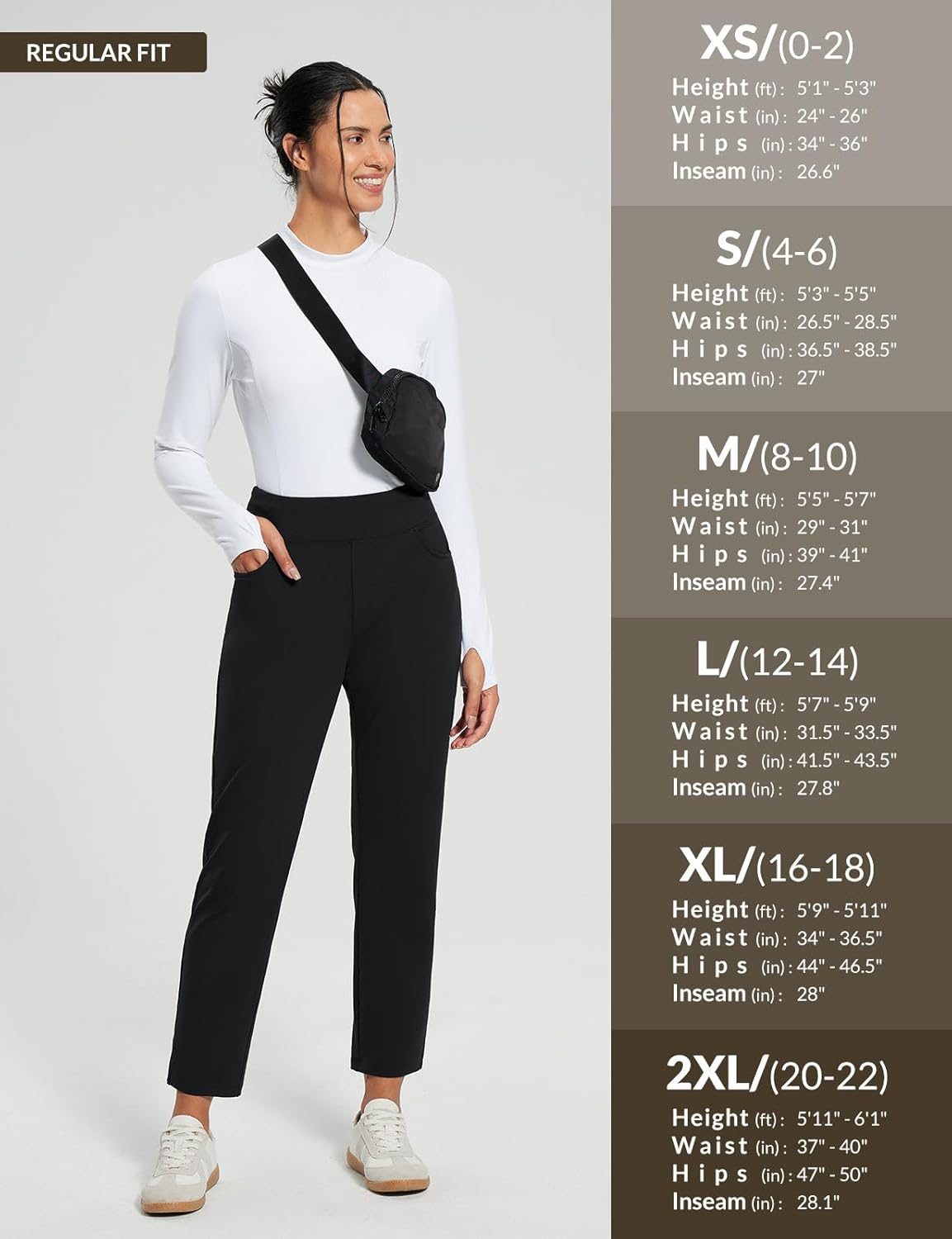 Thumbnail 6 de baleaf Women's Fleece Lined Pants Warm 2X-Layer Pants