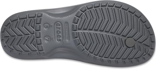 Detalle 2 de Crocs Crocband Flip Chanclas Unisex Adulto – Slate Grey Smoke (36/37 EU)