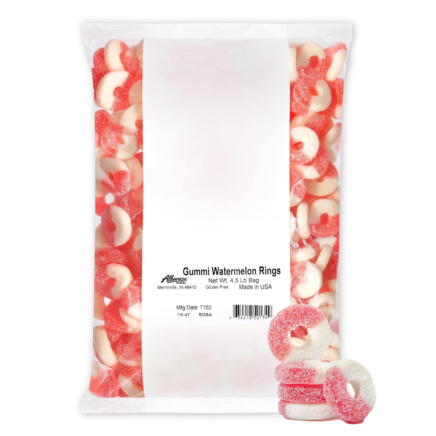 Detalle 2 de Albanese Sour Gummy Candy, 4.5 lb