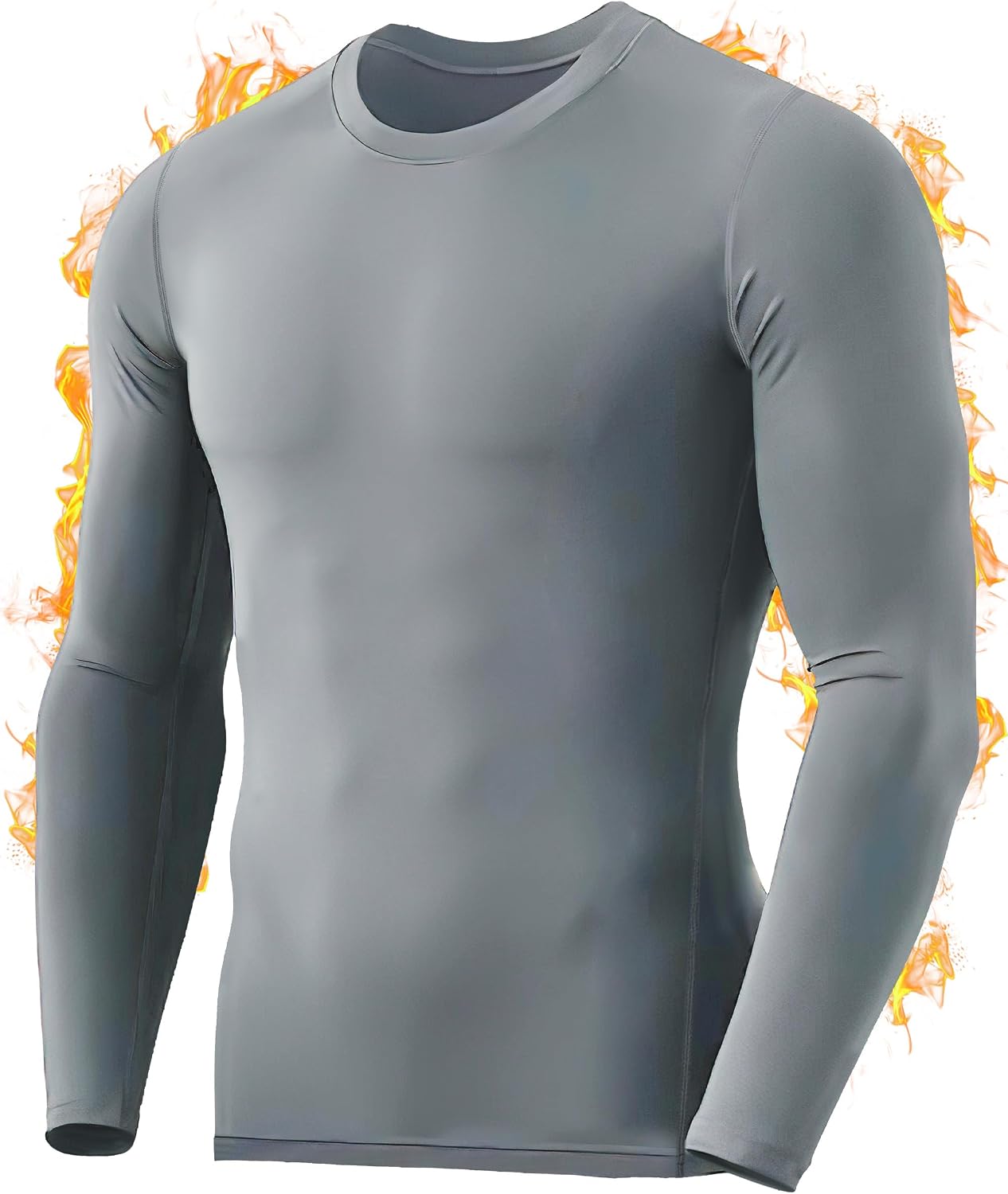 Detalle de RIKUAOU Men's Thermal Compression Shirt