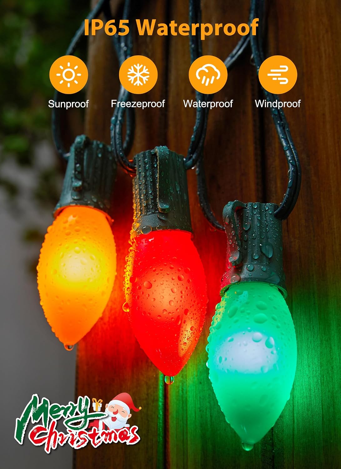 Thumbnail 2 de C9 Outdoor Christmas String Lights, 100 Feet