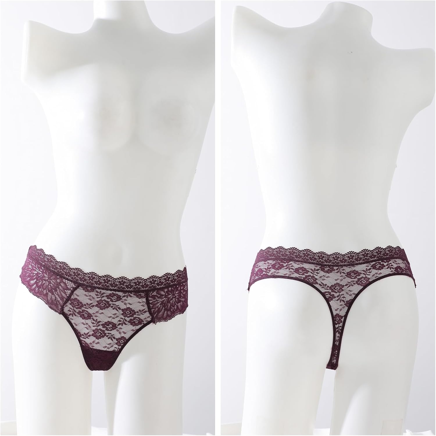 Thumbnail 6 de ALL OF SHE Strings dentelle, lot de 6