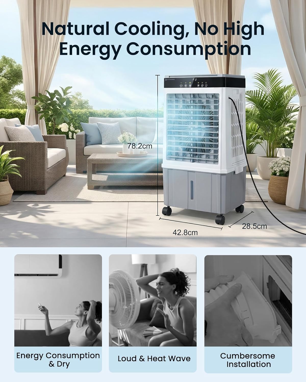 Thumbnail 6 de Air Choice Swamp Cooler, 3000CFM 31" Evaporative Air Cooler