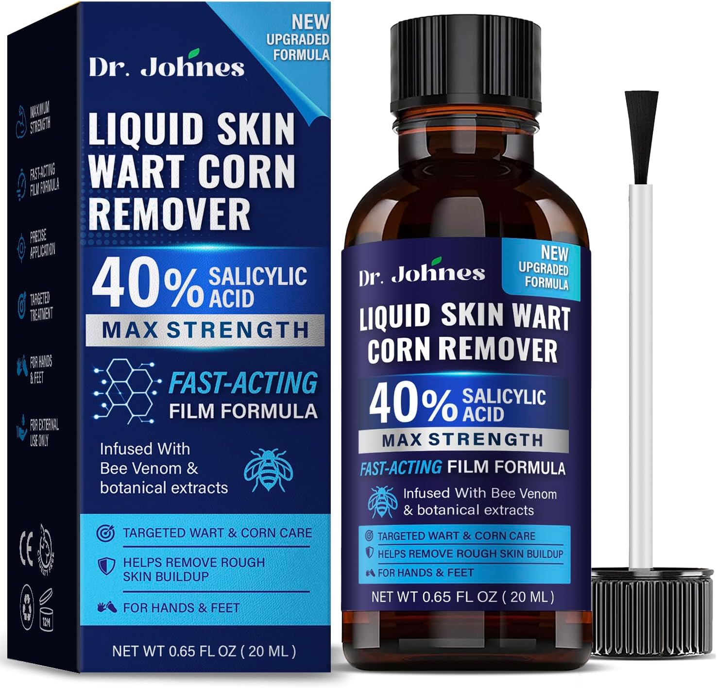 Detalle de Dr.Johnes 40% Salicylic Acid Wart Remover Liquid with Bee Venom