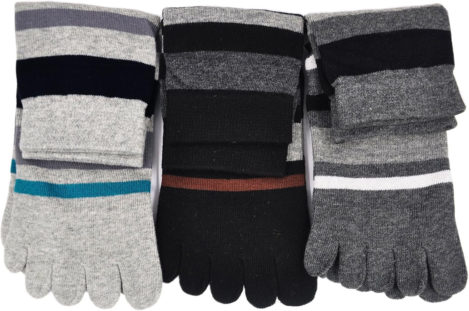Detalle de Teenloveme Chaussettes cinq doigts 39-44
