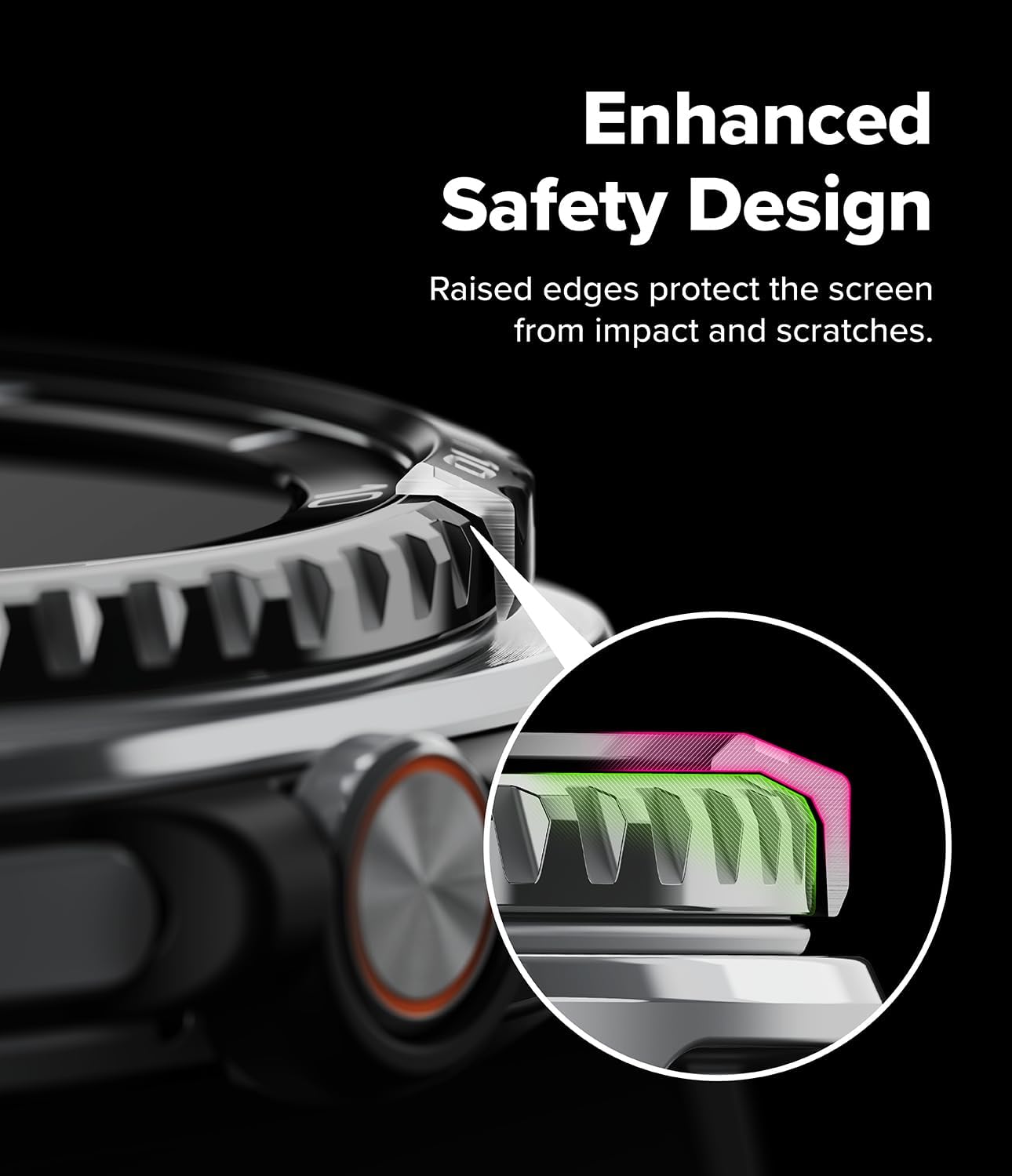Thumbnail 6 de Ringke Bezel Styling for Samsung Galaxy Watch 8 Classic 46mm – Black Stainless Steel Bezel Cover (46-02 (ST))