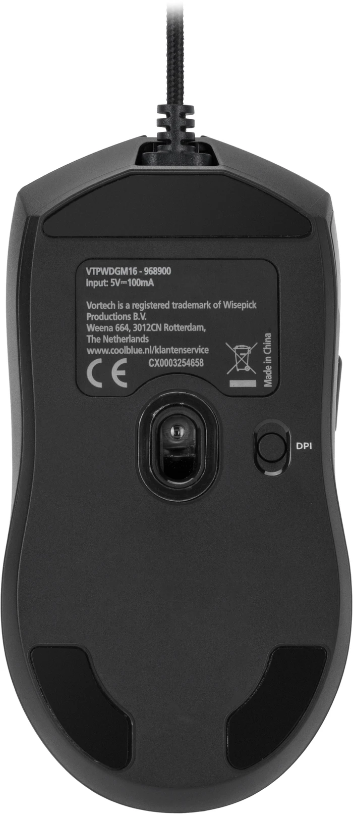 Detalle de Vortech Pro kabelgebundene Gaming-Maus Schwarz