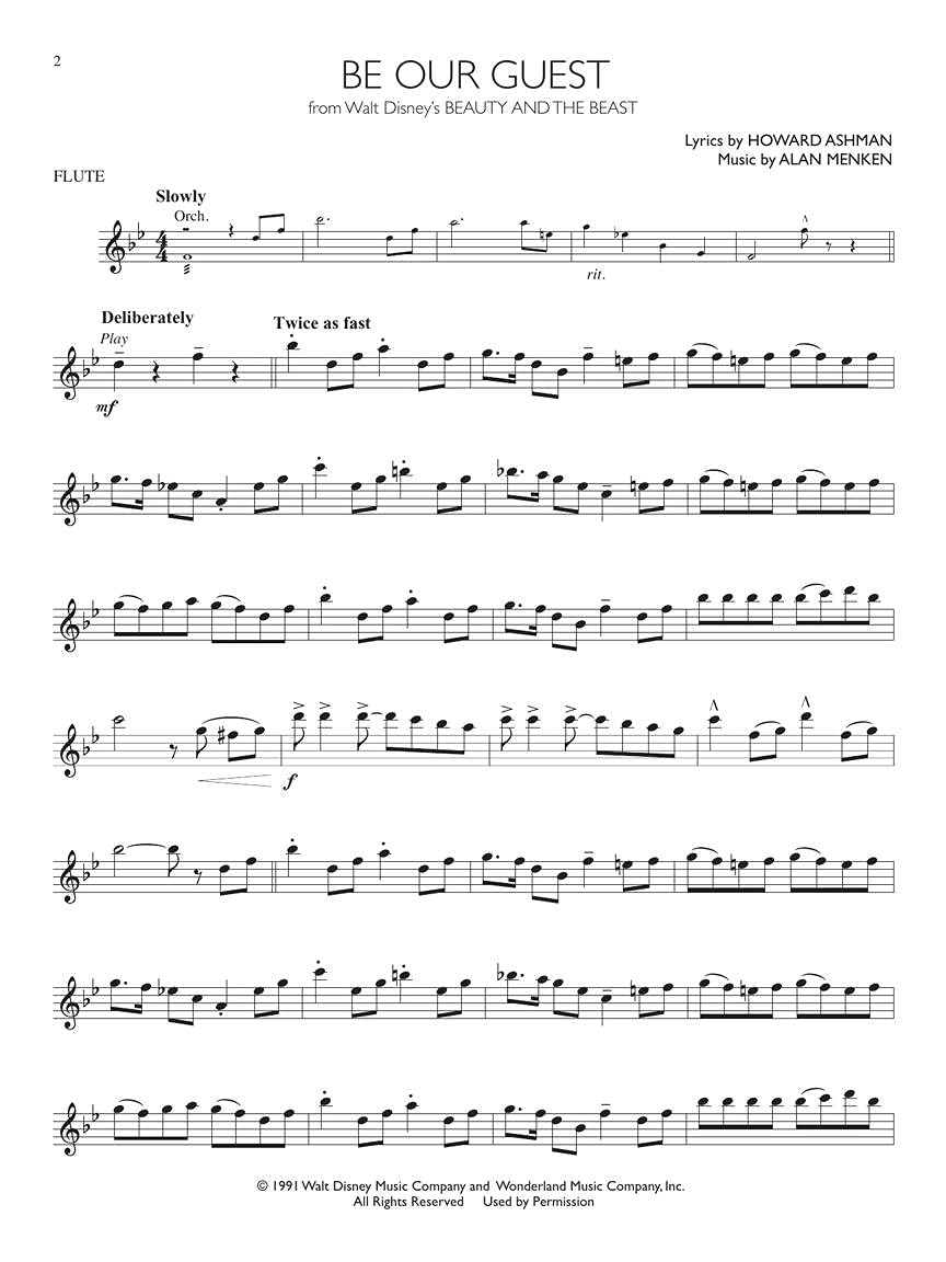 Detalle de Hal Leonard Disney Solos voor fluit – speelboek met online opnames, 24 pagina’s