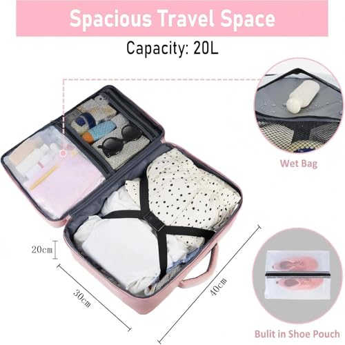 Detalle de Taygeer Ryanair Cabin Bags 40x30x20 Underseat Travel Backpack
