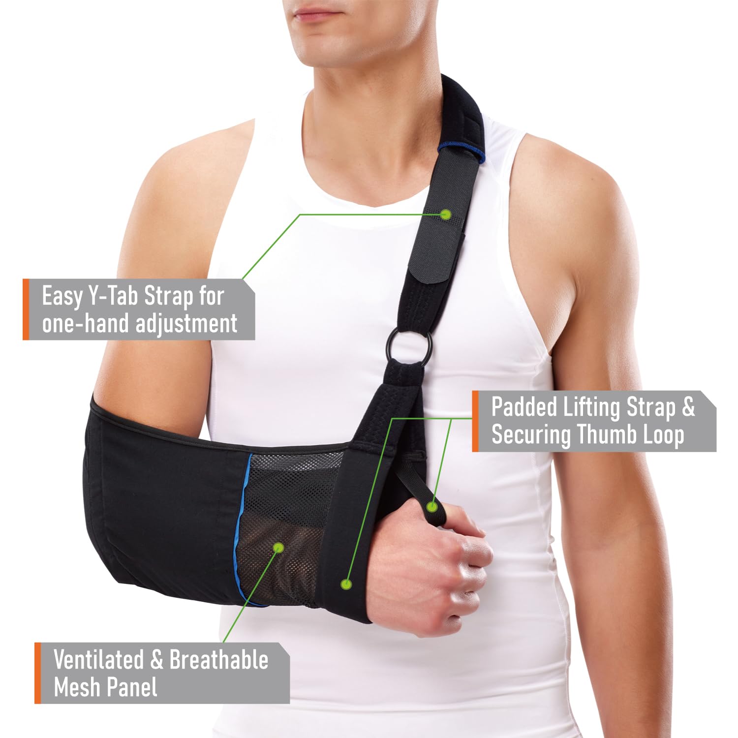 Thumbnail 2 de Comforband B403 Comfort Arm Sling, Breathable, Adjustable and Reversible