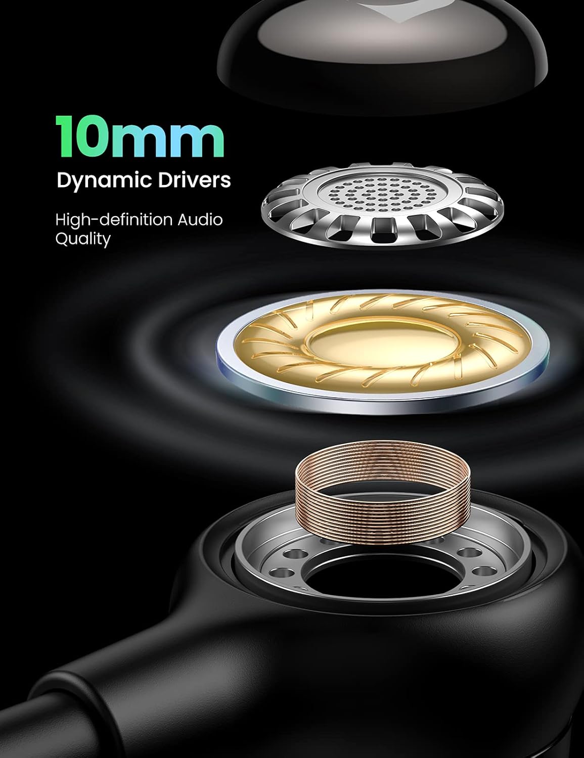 Detalle 2 de UGREEN HiTune USB C headphones with microphone