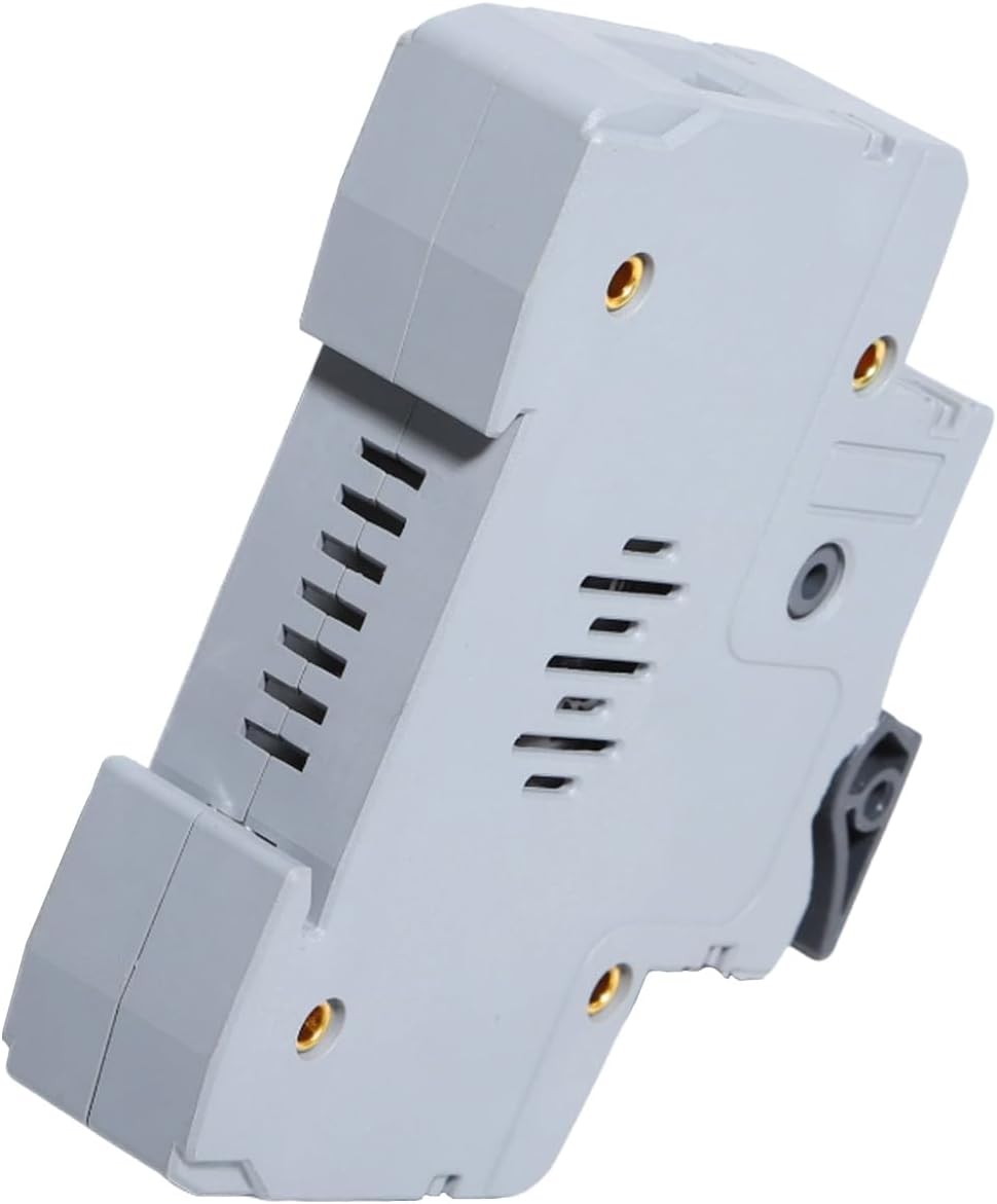 Detalle de shengbowi Solar-/Photovoltaik-Sicherungshalter PV DC1000V 32A, 5er-Sockel, DIN-Schiene, 35 mm, zylindrischer Sockel