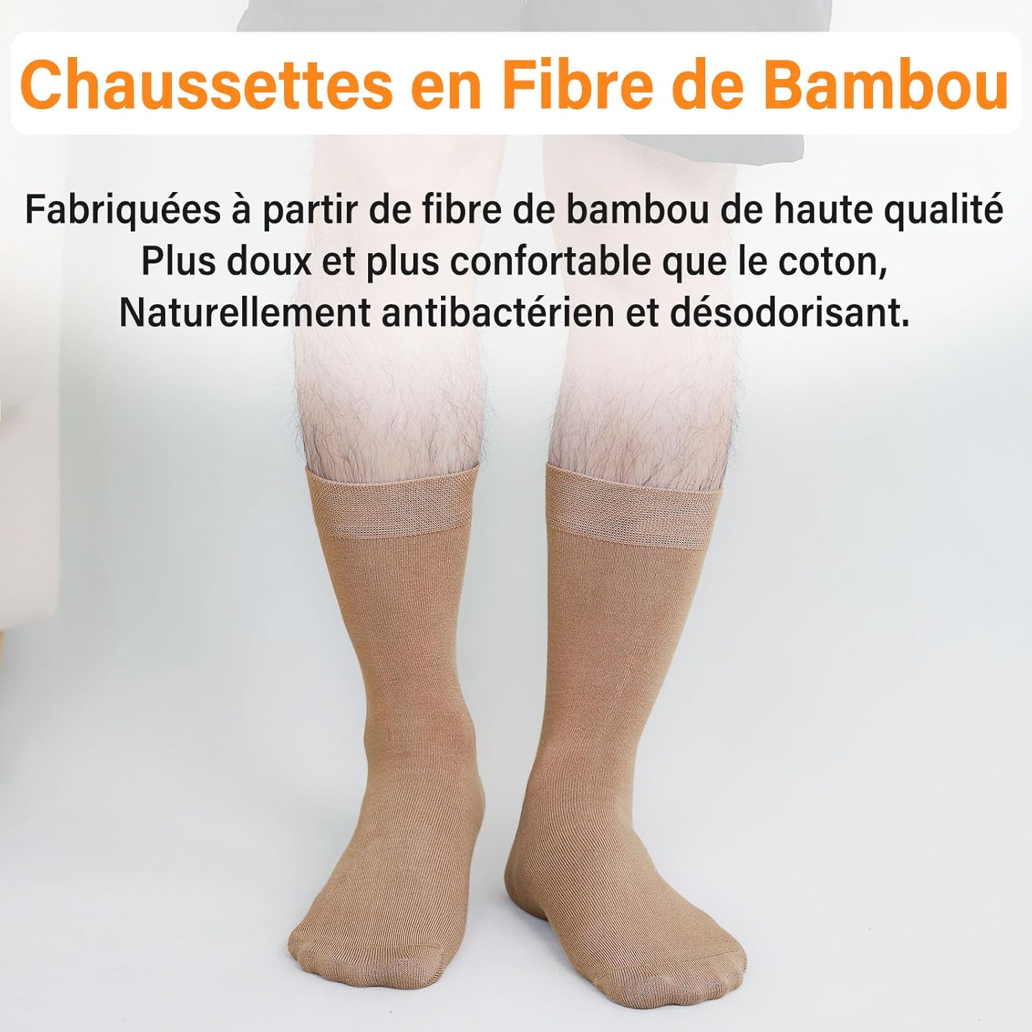 Thumbnail 4 de LOFIR Chaussetettes Bambou pour Homme Femme 6 Paires