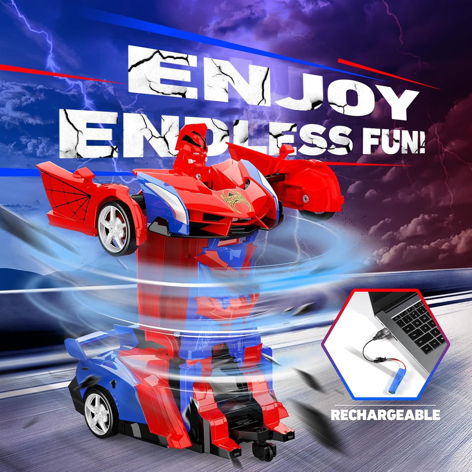 Thumbnail 4 de Braxel Macchina Telecomandata Trasformabile 2 in 1