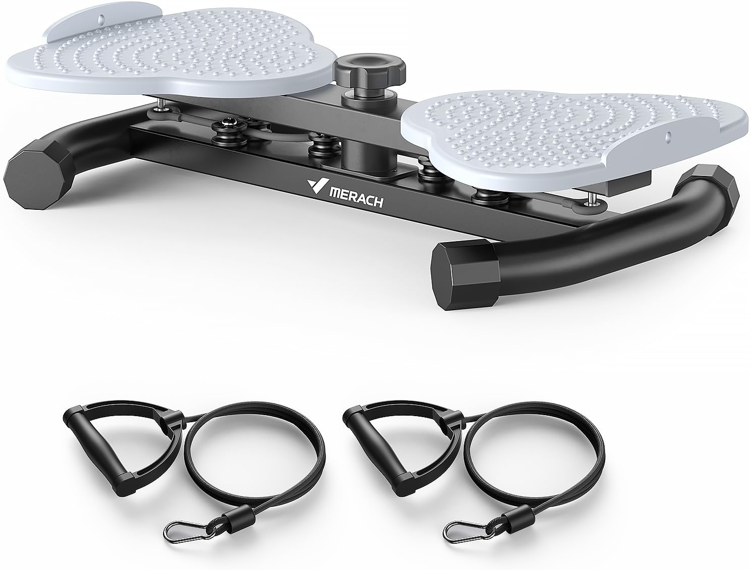 Detalle de MERACH MR-2465 Waist Twister Board, Dual Non-Slip Pedals, 300 lb Capacity